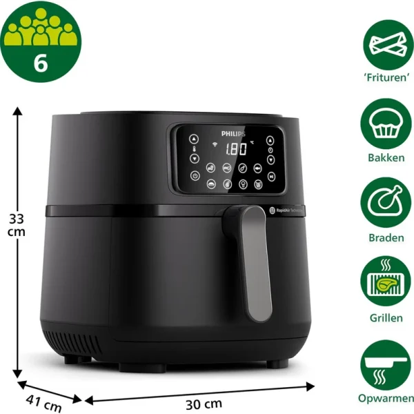 سرخ کن تک ظرف بدون روغن فیلیپس مدل HD9285 - Image 4